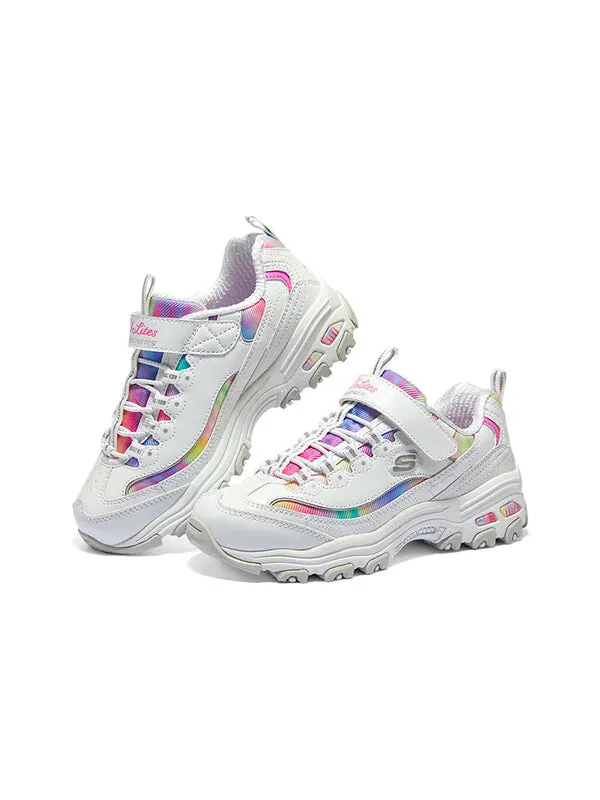 Кроссовки dlites low 'white multi' Skechers — изображение 3 из 4