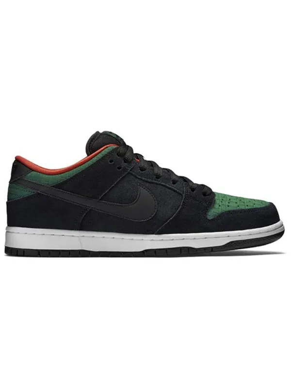 Кроссовки sb dunk low pro Nike — изображение 2 из 3, черный/черный/зеленый