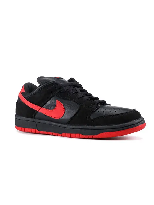 Кроссовки sb dunk low pro Nike — изображение 2 из 4, черный/красный