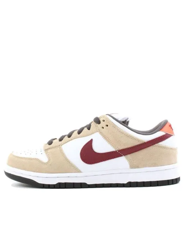 Кроссовки sb dunk low pro Nike — изображение 1 из 1, белый/красный