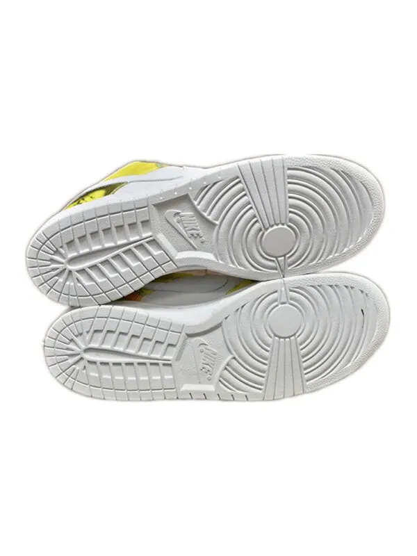 Кроссовки sb dunk low pro Nike — изображение 3 из 3, белый/желтый