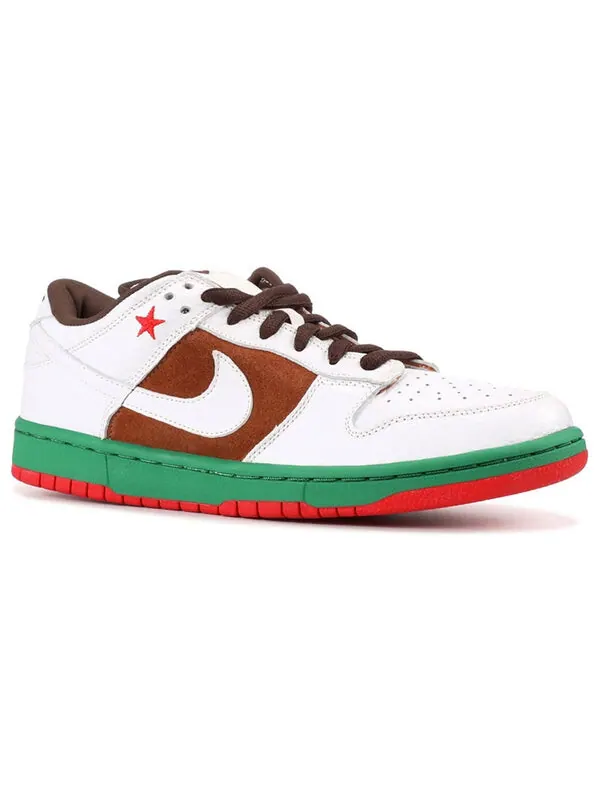 Кроссовки sb dunk low pro Nike — изображение 3 из 4, белый/коричневый/зеленый