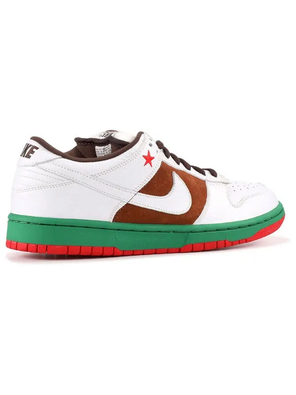 Кроссовки sb dunk low pro Nike — изображение 4 из 4, белый/коричневый/зеленый