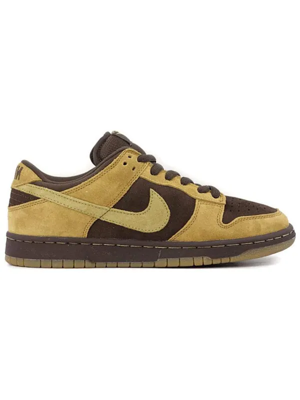 Кроссовки sb dunk low pro Nike — изображение 2 из 4, коричневый/желтый