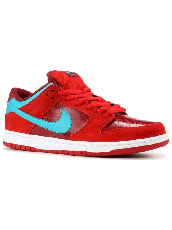 Кроссовки sb dunk low pro Nike — изображение 2 из 4, зеленый/красный