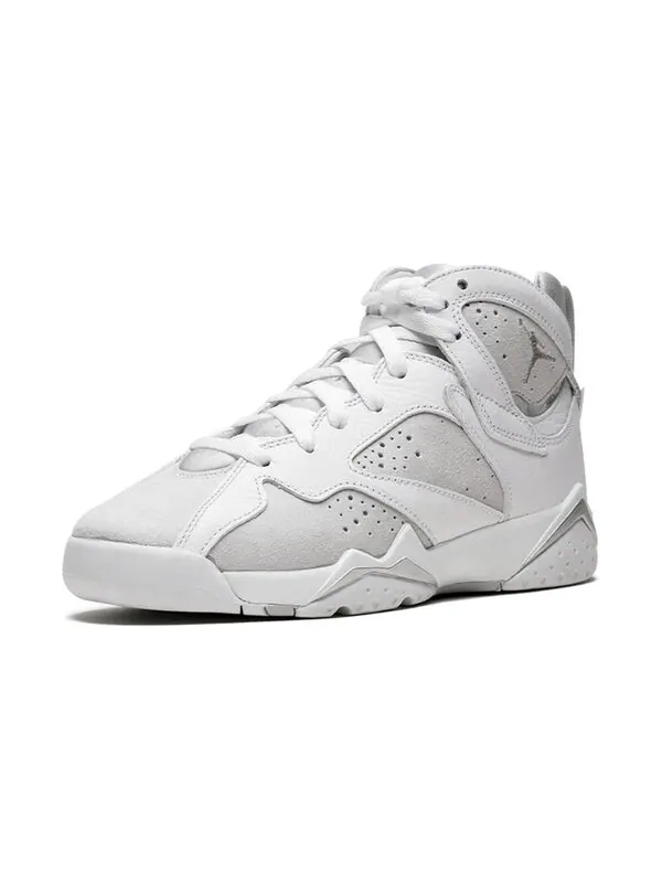 Кроссовки 7 retro 'pure money' Air Jordan — изображение 2 из 4, платиновый/белый