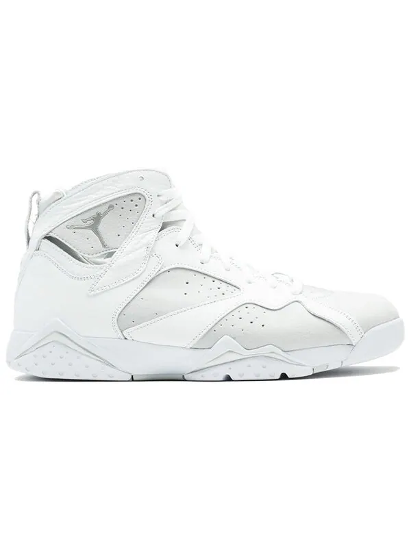 Кроссовки 7 retro 'pure money' Air Jordan — изображение 2 из 4, платиновый/белый