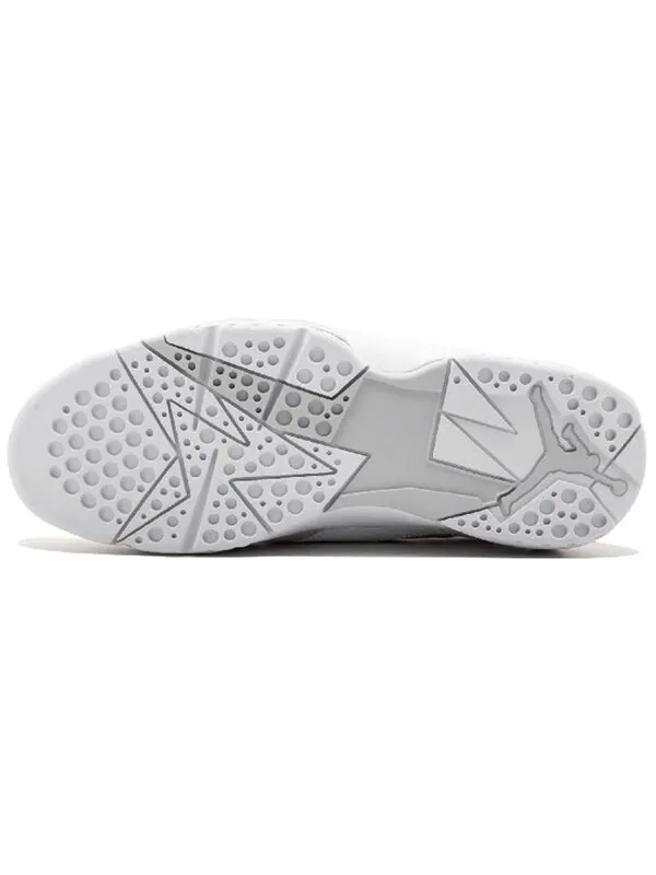 Кроссовки 7 retro 'pure money' Air Jordan — изображение 4 из 4, платиновый/белый