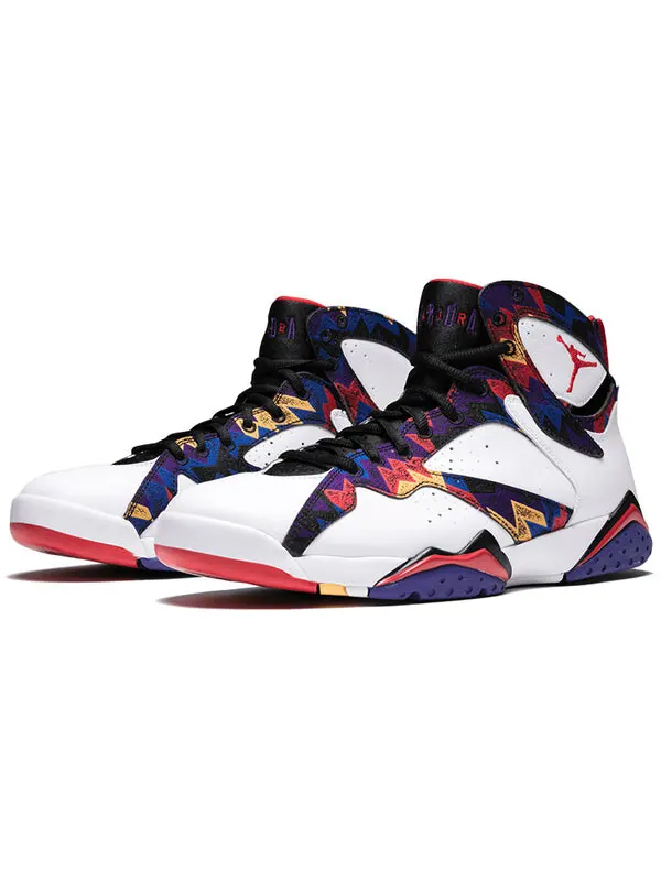 Кроссовки 7 ретро Air Jordan — изображение 3 из 4, белый/красный
