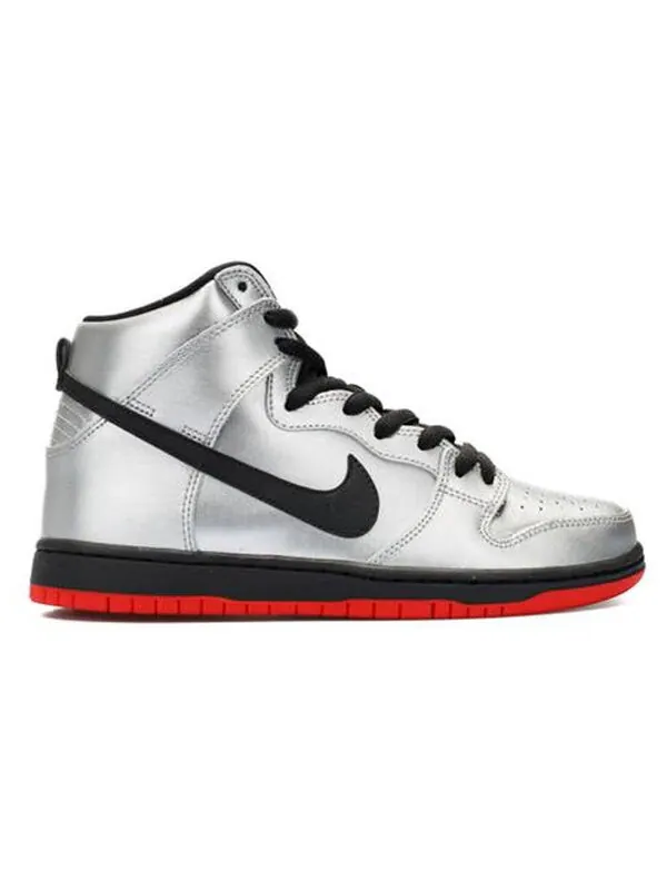 Кроссовки sb dunk high pro Nike — изображение 2 из 4, серебряный