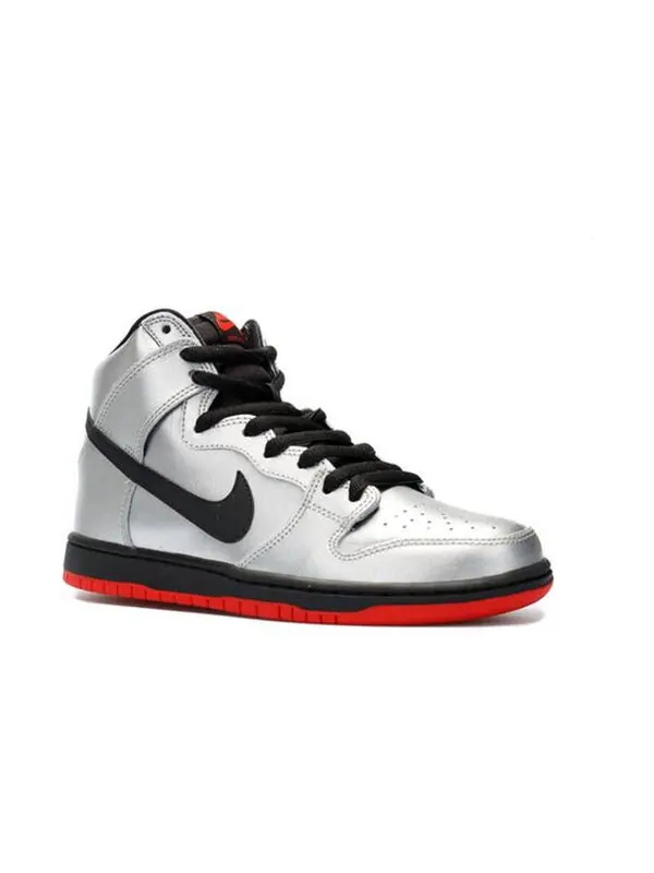 Кроссовки sb dunk high pro Nike — изображение 3 из 4, серебряный