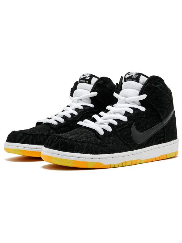 Кроссовки sb dunk high pro Nike — изображение 3 из 4, черный/желтый