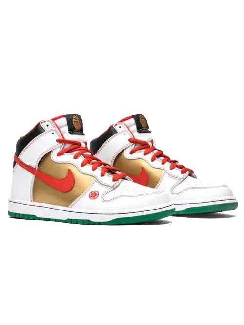 Кроссовки sb dunk high pro Nike — изображение 3 из 4, белый