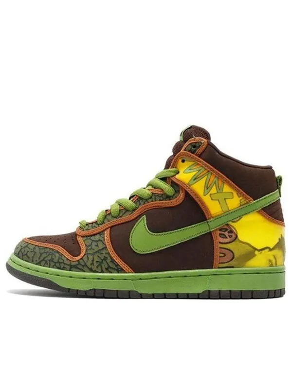 Кроссовки sb dunk high pro Nike — изображение 1 из 4, коричневый