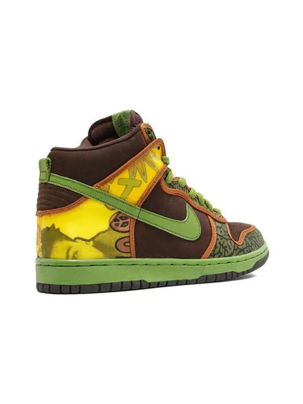 Кроссовки sb dunk high pro Nike — изображение 3 из 4, коричневый