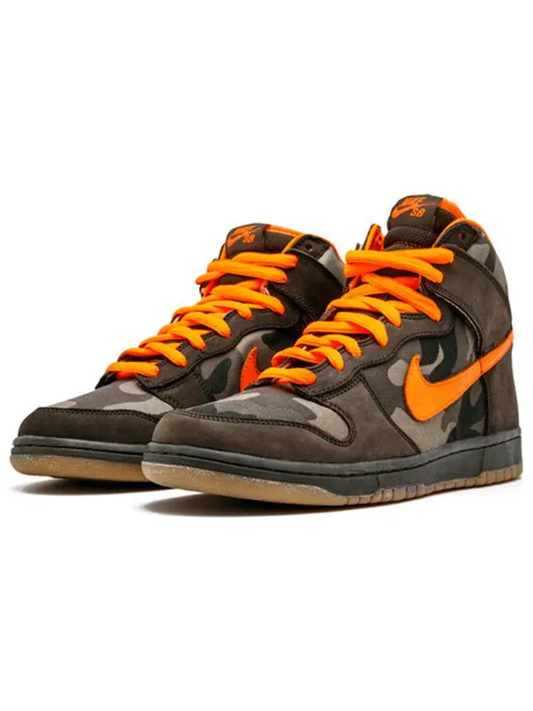Кроссовки sb dunk high pro Nike — изображение 2 из 4, коричневый