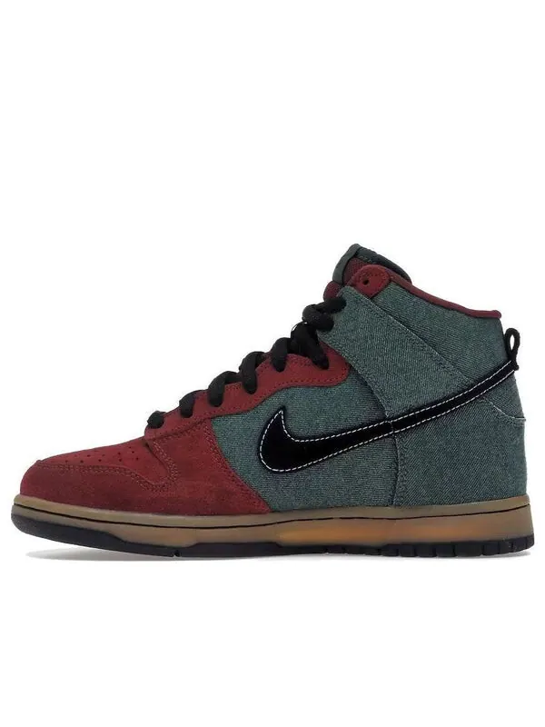 Кроссовки sb dunk high 'goofy boy' Nike — изображение 1 из 1, серый/красный