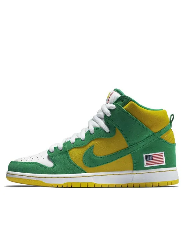 Кроссовки sb dunk high pro Nike — изображение 1 из 3, зеленый