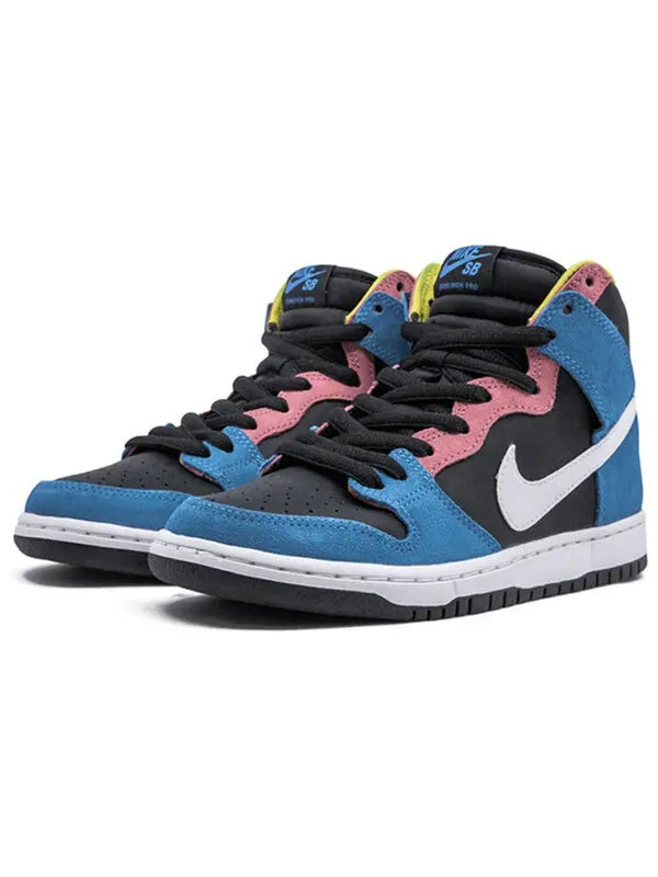 Кроссовки sb dunk high pro Nike — изображение 2 из 4, синий/белый-черный