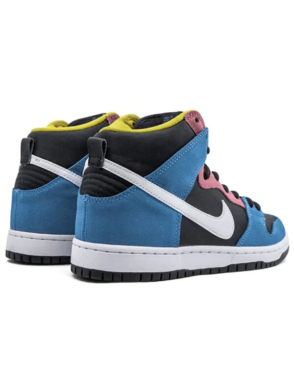 Кроссовки sb dunk high pro Nike — изображение 3 из 4, синий/белый-черный