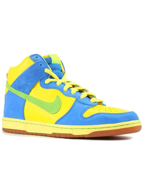Кроссовки sb dunk high pro Nike — изображение 2 из 4, желтый