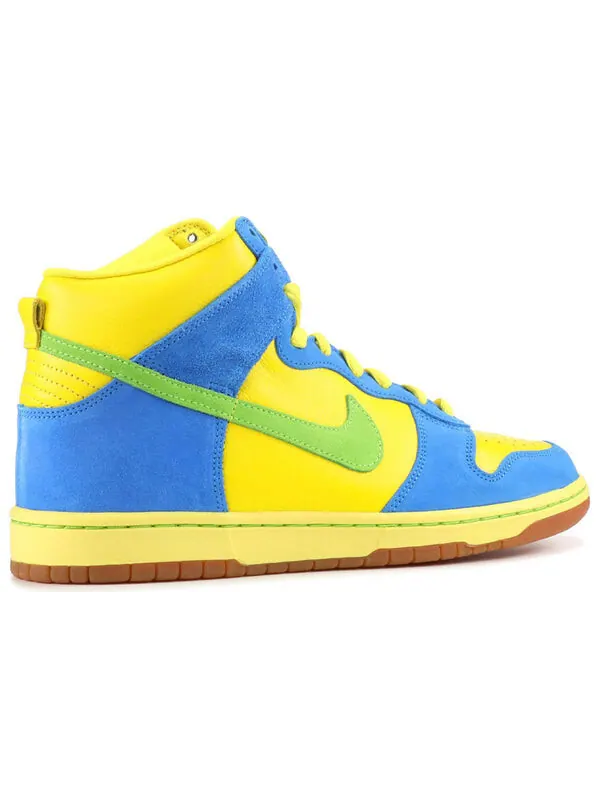 Кроссовки sb dunk high pro Nike — изображение 3 из 4, желтый