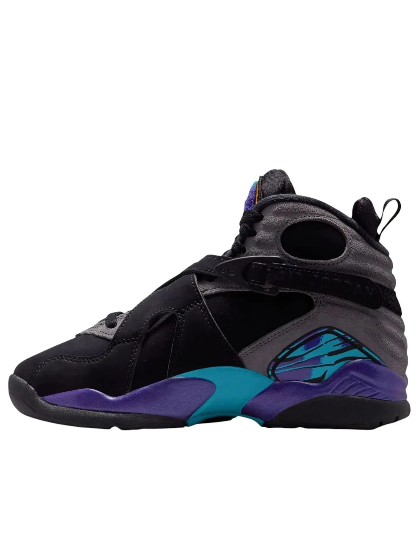 Кроссовки (GS) Air Jordan 8 Retro 'Aqua' — изображение 1 из 5, черный