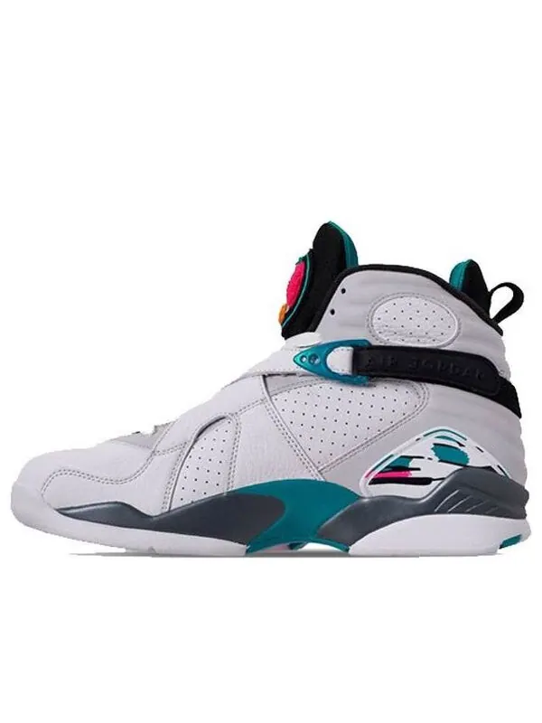 Кроссовки 8 ретро Air Jordan — изображение 1 из 4, белый/зеленый-серый