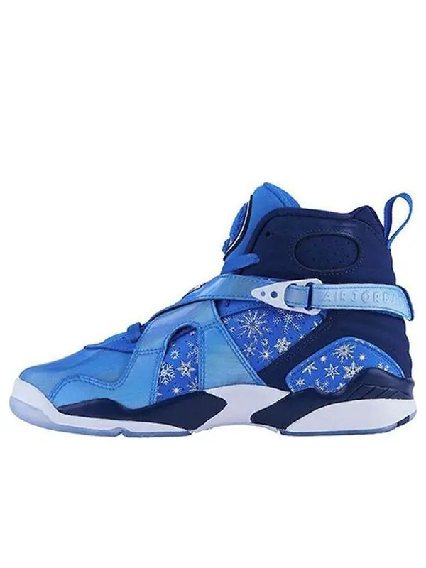 Кроссовки 8 retro 'snowflake' Air Jordan — изображение 1 из 4, синий/белый