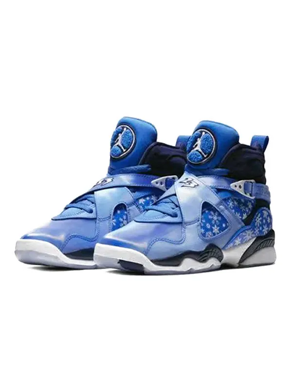 Кроссовки 8 retro 'snowflake' Air Jordan — изображение 3 из 4, синий/белый