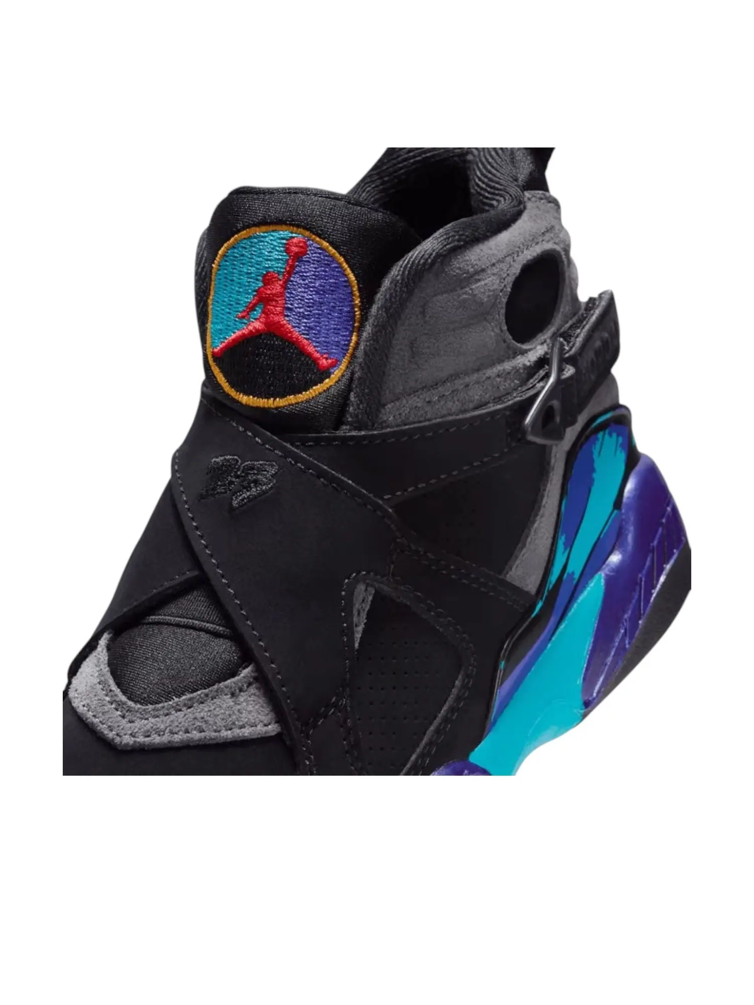 Кроссовки (PS) Air Jordan 8 Retro 'Aqua' — изображение 4 из 5, черный