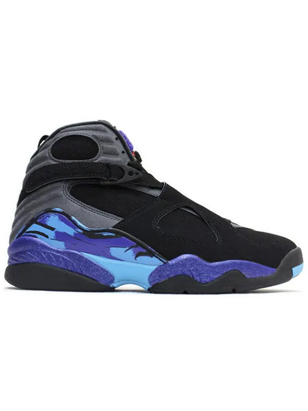 Кроссовки 8 ретро Air Jordan — изображение 2 из 4, черный/красный-серый