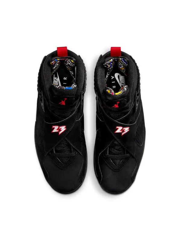 Кроссовки 8 retro 'playoffs' Air Jordan — изображение 3 из 4, черный/красный-белый