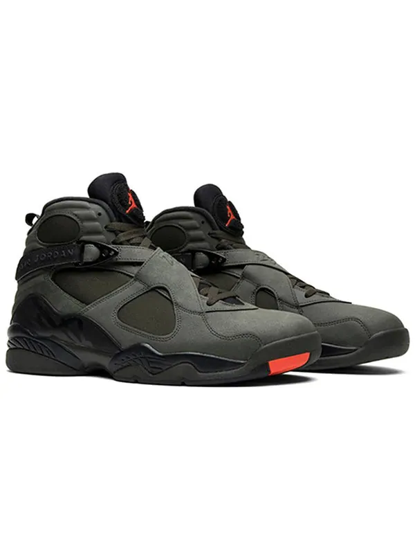 Кроссовки 8 retro 'take flight' Air Jordan — изображение 2 из 4, черный-серый-оранжевый
