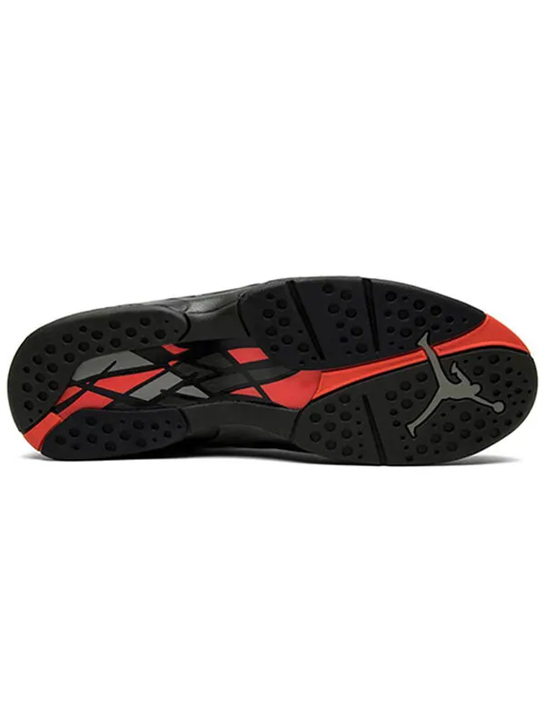 Кроссовки 8 retro 'take flight' Air Jordan — изображение 4 из 4, черный-серый-оранжевый