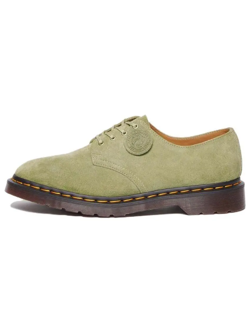 Туфли Dr. Martens Smiths замшевые, бледно-оливковые — изображение 2 из 5, бледный оливковый