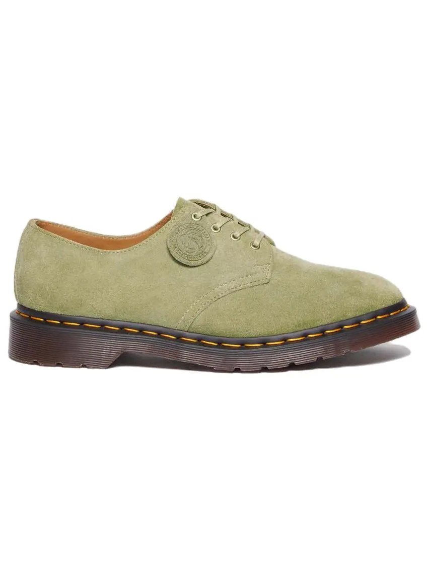 Туфли Dr. Martens Smiths замшевые, бледно-оливковые — изображение 3 из 5, бледный оливковый