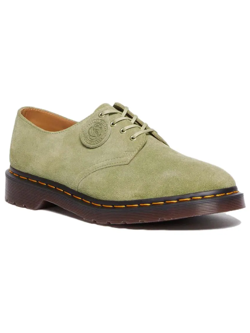 Туфли Dr. Martens Smiths замшевые, бледно-оливковые — изображение 4 из 5, бледный оливковый