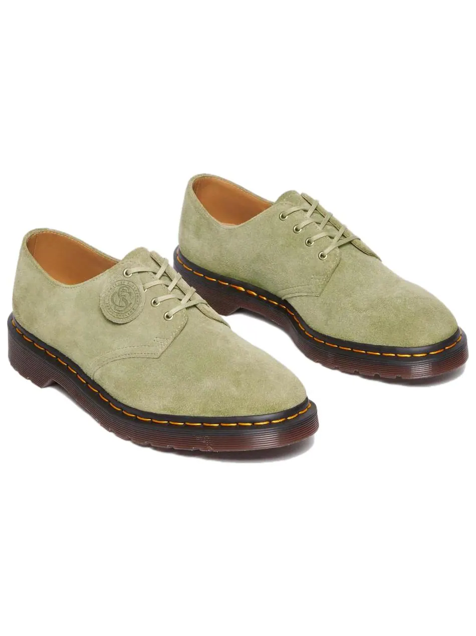 Туфли Dr. Martens Smiths замшевые, бледно-оливковые — изображение 5 из 5, бледный оливковый