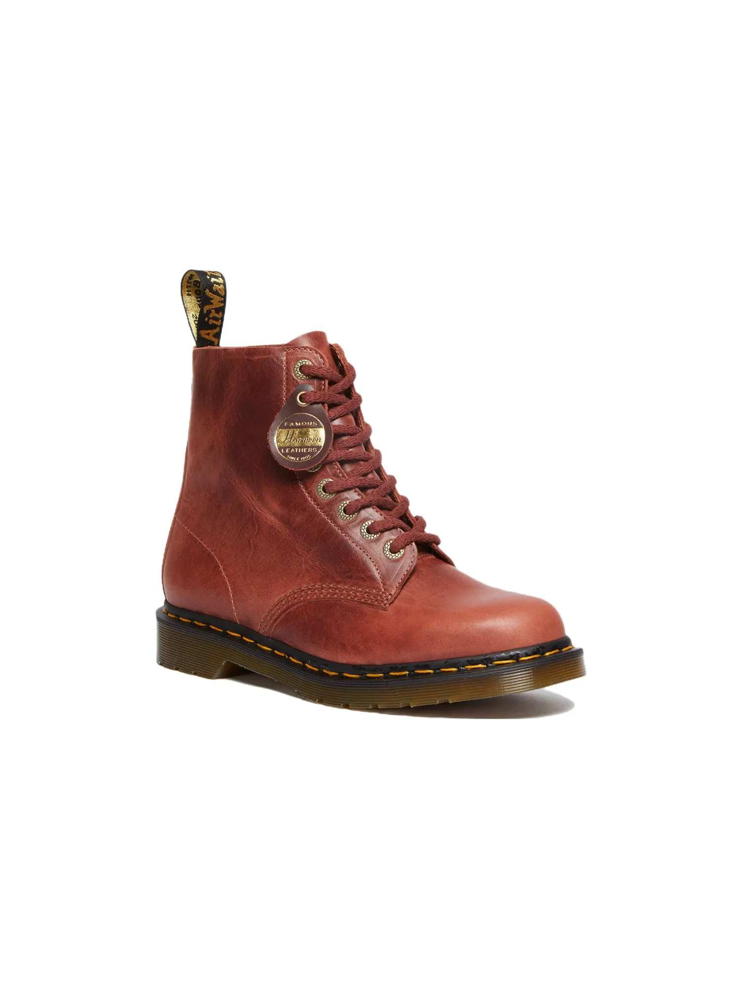 Ботинки Dr. Martens 1460 Pascal Made in England Denver кожаные — изображение 2 из 6, коричневый