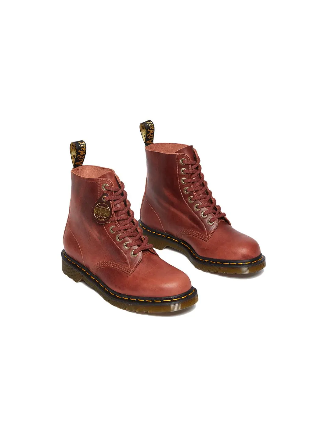 Ботинки Dr. Martens 1460 Pascal Made in England Denver кожаные — изображение 3 из 6, коричневый