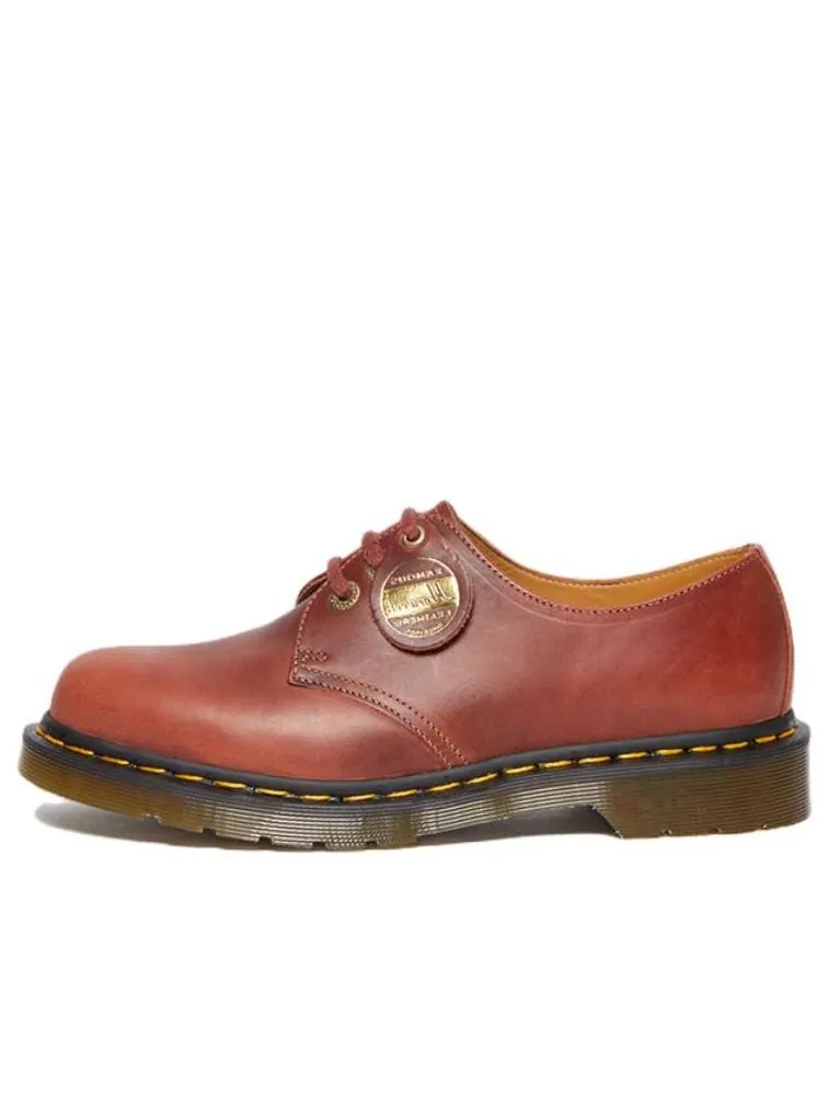 Кроссовки Dr. Martens 1461 Made in England Oxford Shoes, кожаные — изображение 1 из 6, коричневый