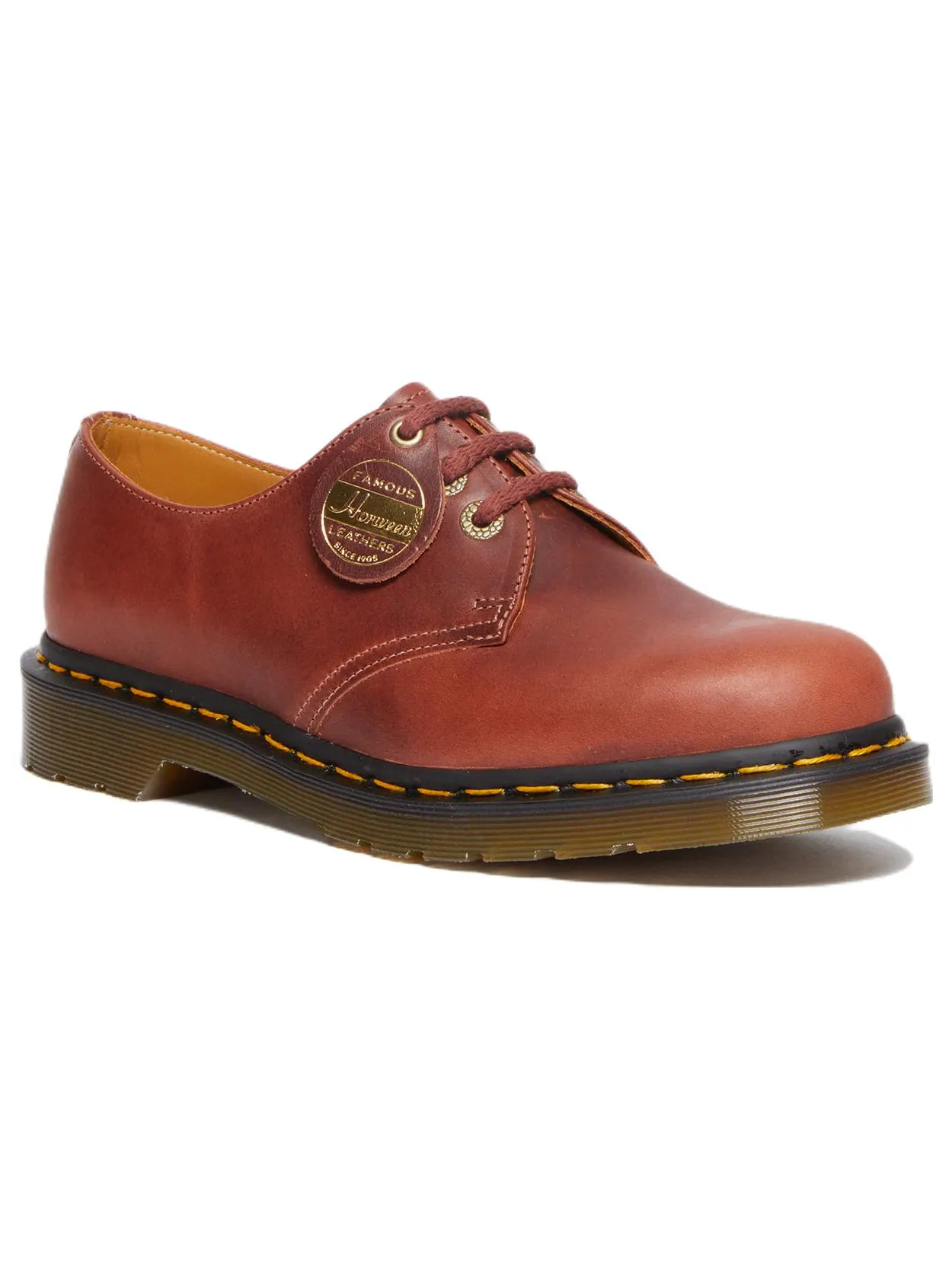 Кроссовки Dr. Martens 1461 Made in England Oxford Shoes, кожаные — изображение 2 из 6, коричневый