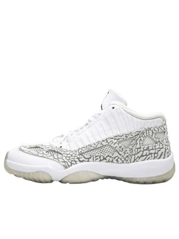 Кроссовки 11 ретро низкие ie Air Jordan — изображение 1 из 4, белый/-серый