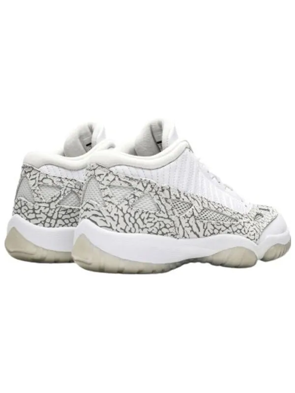 Кроссовки 11 ретро низкие ie Air Jordan — изображение 3 из 4, белый/-серый