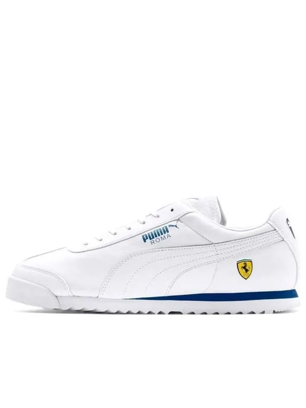 Кроссовки ferrari x sf roma 'white galaxy blue' Puma — изображение 1 из 4, белый/синий