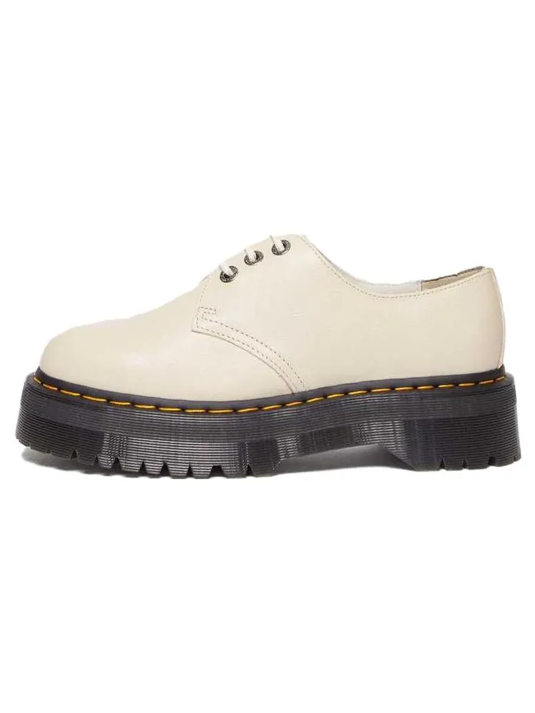 Кроссовки Dr. Martens 1461 II Pisa Leather Platform Shoes, кожаные — изображение 2 из 6, бежевый