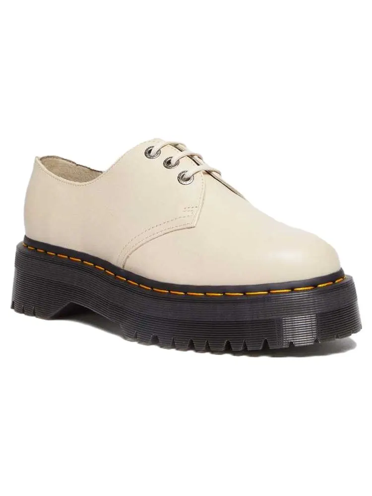 Кроссовки Dr. Martens 1461 II Pisa Leather Platform Shoes, кожаные — изображение 3 из 6, бежевый