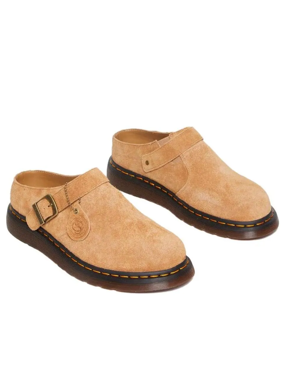 Мюли Dr. Martens Isham Desert Oasis из замши — изображение 2 из 4, песочный/бежевый