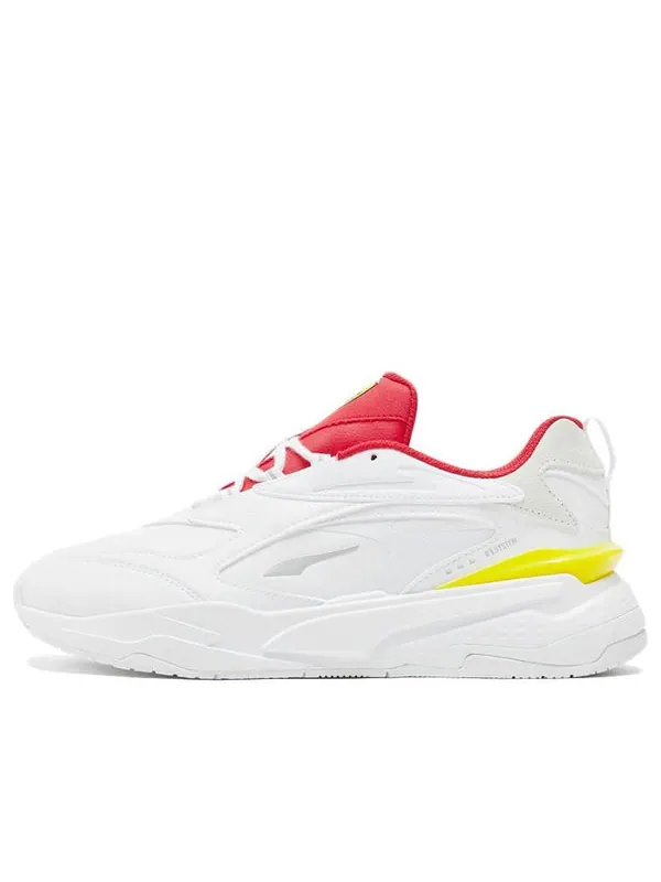 Кроссовки scuderia ferrari x rs-fast 'white rosso corsa' Puma — изображение 1 из 4, белый